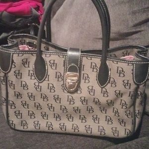 Dooney Bourke's small double handle tote .
